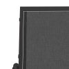 Garden Glider Chair Black 24"x29.9"x34.3" Textilene&Steel
