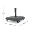 WHEELIE UMBRELLA BASE - SQUARE