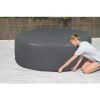 Inflatable Hot Tub Outdoor Spa with 140 AirJets and Insulated Cover,Outdoor bath