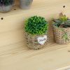 Hanging Balcony Table, Spruce Wood Foldable Railing Bar, Serving Table & Desk, Fits up to 3.9 Inches, Natural