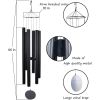 66" Extra Large Wind Chimes,Deep Tone Wind Chimes Outdoor with 6 Metal Tubes, Memorial Wind Chimes for Balcony Garden Home Decor
