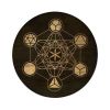 Flower of Life Crystal Energy Dowsing Pendulum Divination Props light and small Mysterious Decoration Flower of Life Pattern