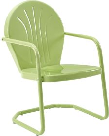 Metal Outdoor Chair - Grasshopper, Outdoor chair, garden chair, outdoor patio furniture (Color: Key Lime)
