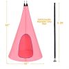 40 Inch Kids Nest Swing Chair Hanging Hammock Seat for Indoor and Outdoor