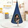 40 Inch Kids Nest Swing Chair Hanging Hammock Seat for Indoor and Outdoor
