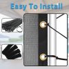 Shade Fabric Light grey Sun Shade Cloth with Grommets for Pergola Replacement Shade Cover Canopy Cable Zip Ties