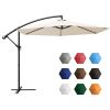 Outdoor Parasol Offset Umbrella 10FT Cantilever Patio Hanging Umbrella Outdoor Market Umbrella With Crank Garden Parasol