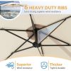 Outdoor Parasol Offset Umbrella 10FT Cantilever Patio Hanging Umbrella Outdoor Market Umbrella With Crank Garden Parasol