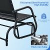 Swing Glider Chair 48 Inch Loveseat Rocker Lounge Backyard