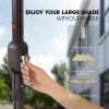 Patio Umbrellas for Double Sided with Base, Crank Handle and Superior Resistance, 15ft Outdoor Umbrella