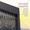 Water Fountain Decoration with Stones and Lights, Zen Indoor and Outdoor Decor for Office and Living Room, Free Shipping
