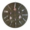 Flower of Life Crystal Energy Dowsing Pendulum Divination Props light and small Mysterious Decoration Flower of Life Pattern