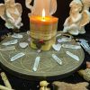 Flower of Life Crystal Energy Dowsing Pendulum Divination Props light and small Mysterious Decoration Flower of Life Pattern