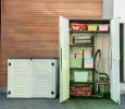 Outdoor Storage Shed,Horizontal Storage Box Waterproof for Garden,Patios,Backyards,Multi-Opening Door,Large Capacity,White/Brown